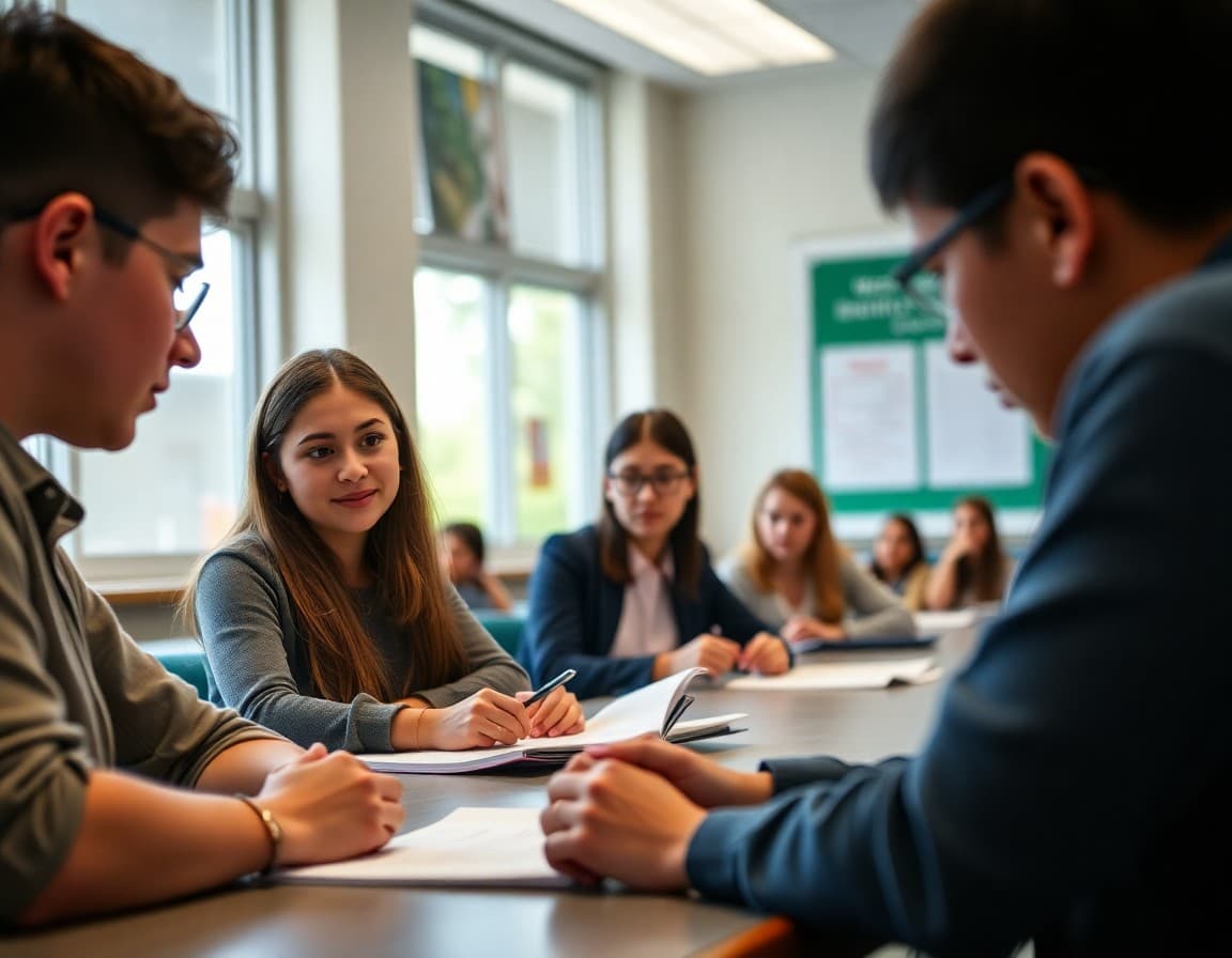 Business department newsletter with FBLA competition dates career pathways and economics projects