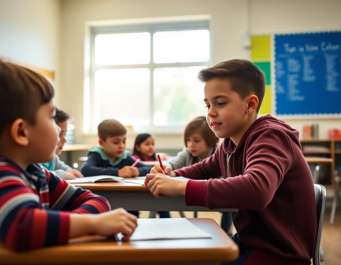 Elementary classroom activity related to balanced literacy instruction with engaged students