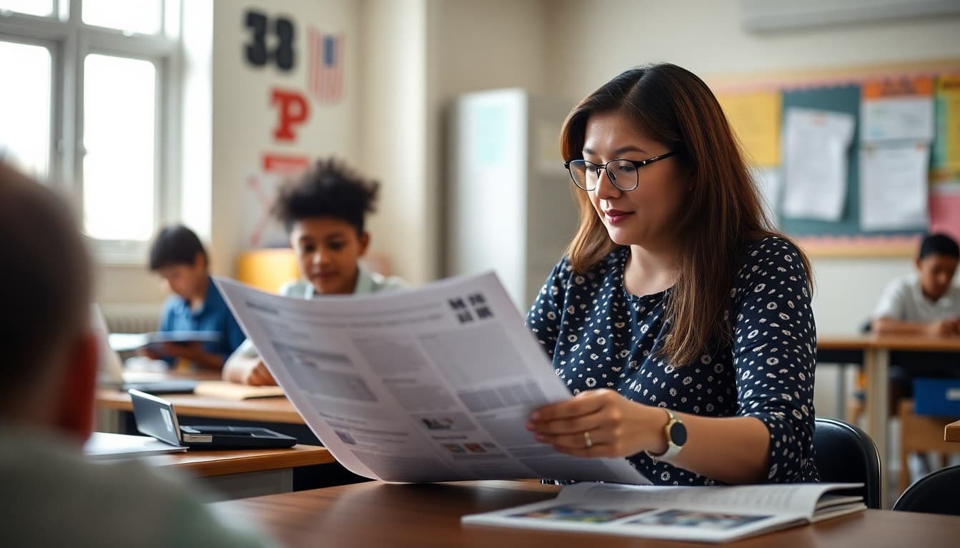 Louisiana ELL coordinator preparing a multilingual newsletter for New Orleans school families