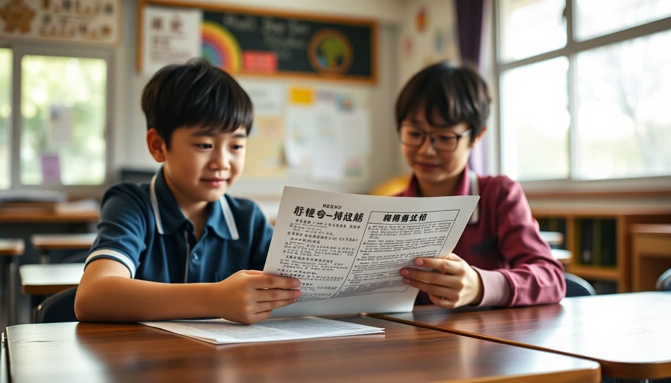School sending Mandarin translated newsletter to Chinese-speaking families in the community