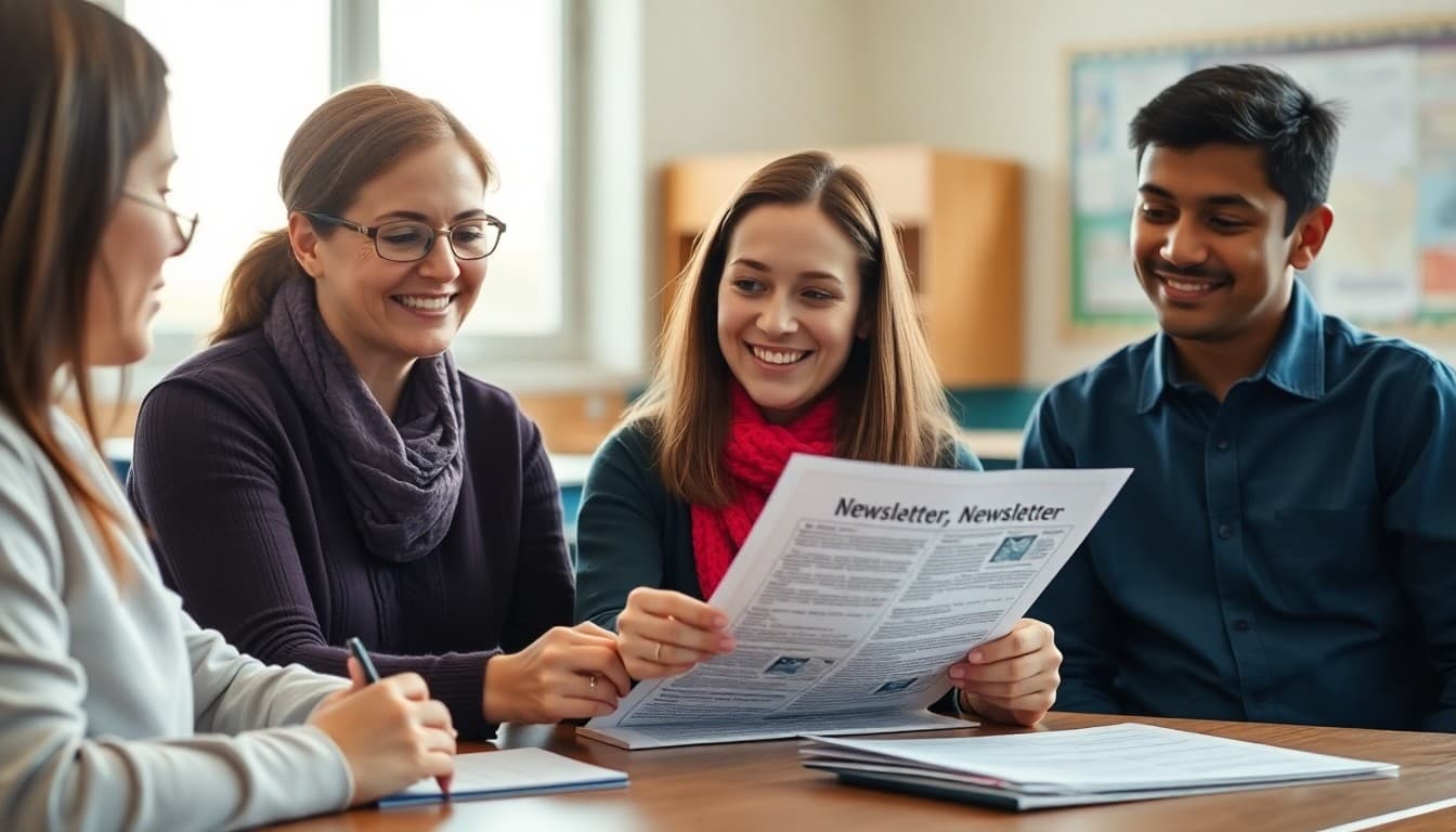 ELL teacher in South Dakota sending a bilingual newsletter to multilingual school families