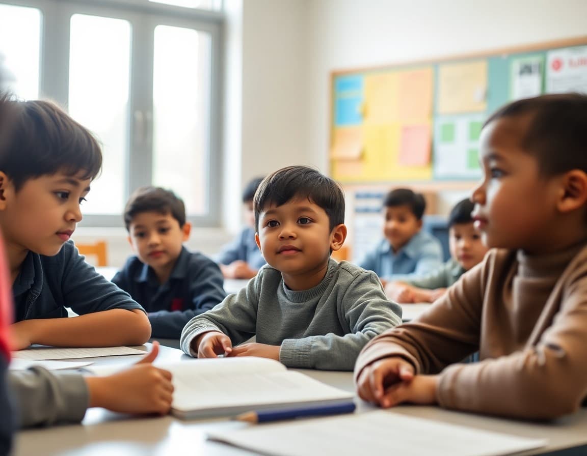 Newsletter update on ELL services showing language proficiency levels and family support suggestions