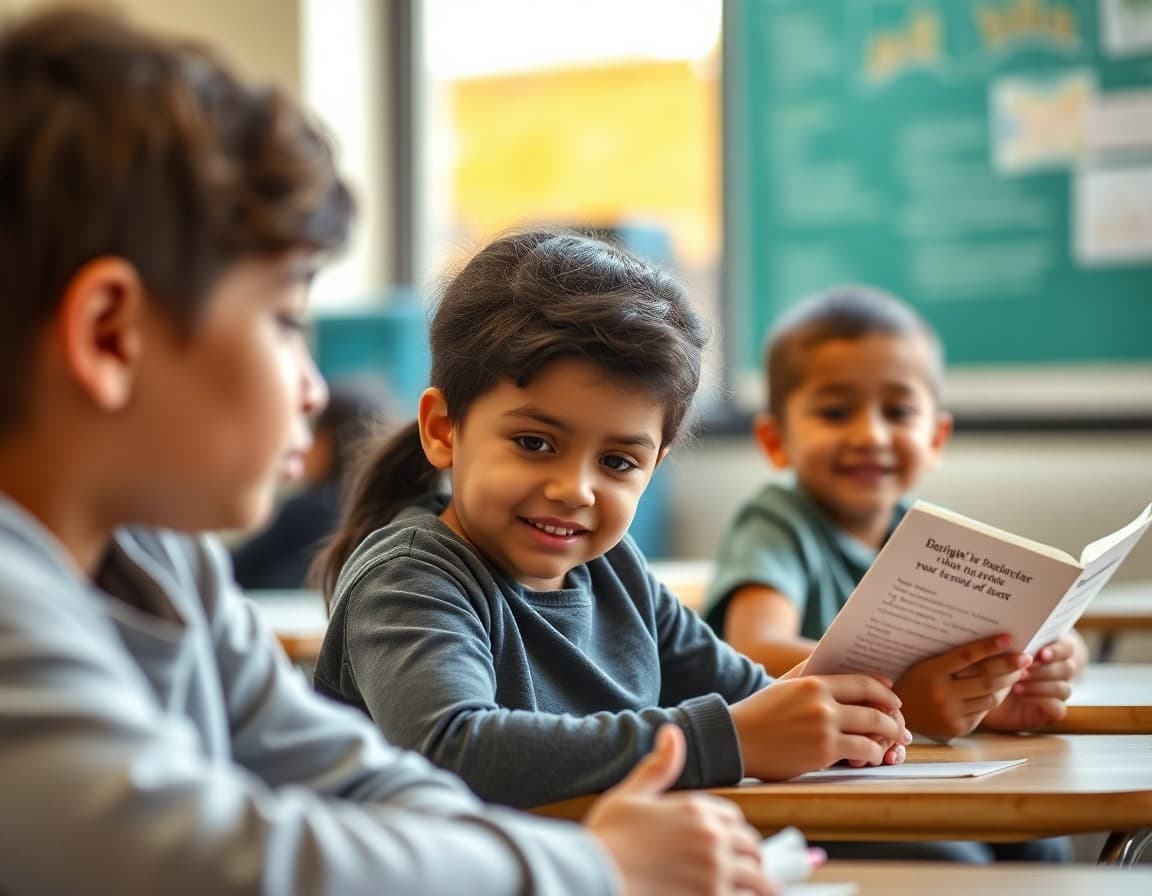 Bilingual ELL newsletter with English and Spanish sections for Utah school families