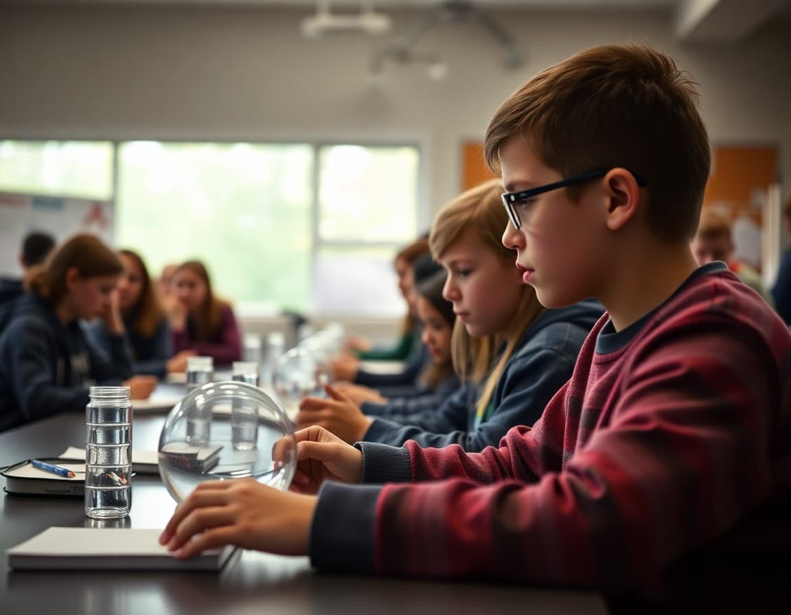 Massachusetts gifted students at a regional Science Olympiad invitational competition