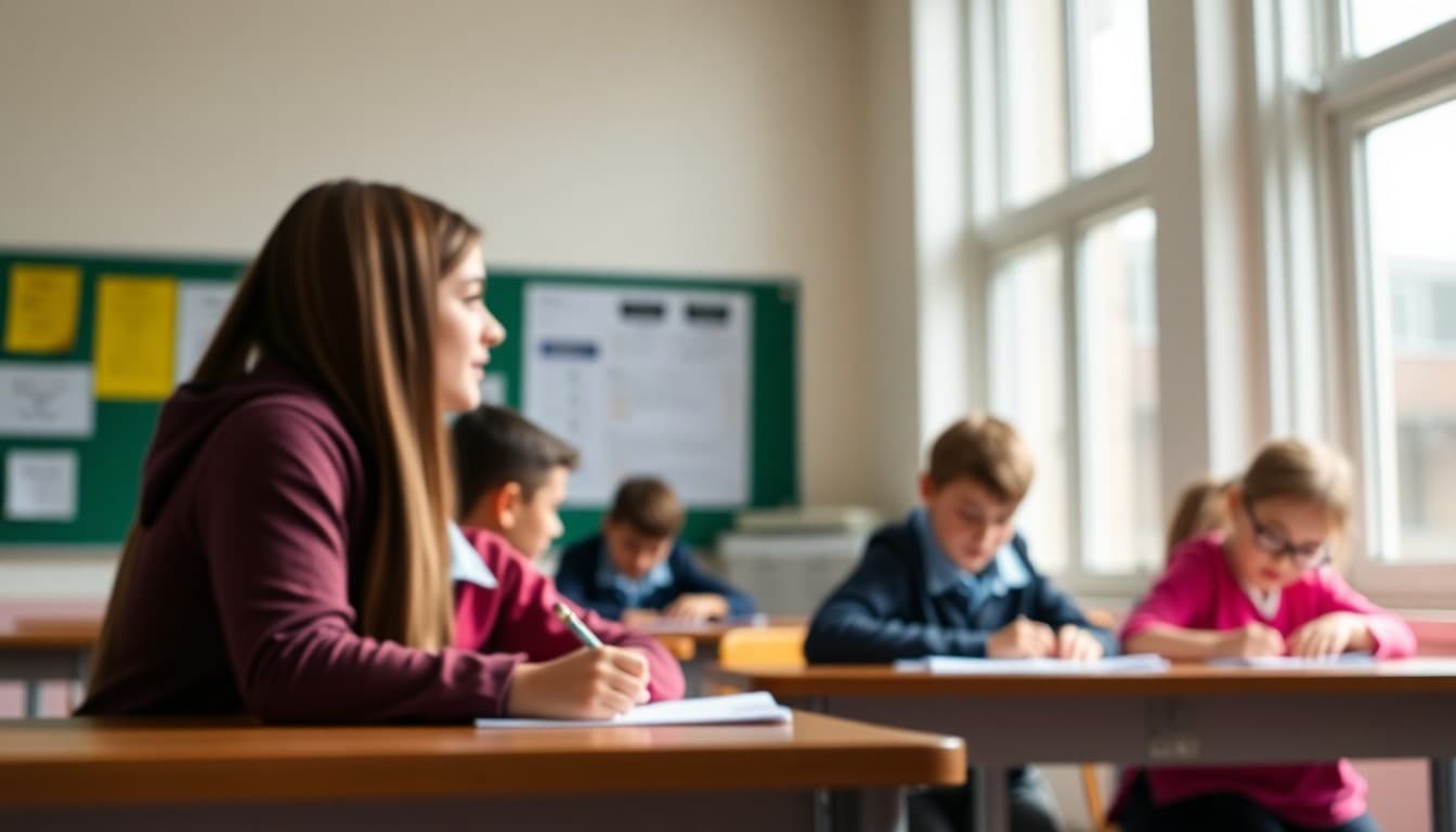 School email newsletter design options comparing plain text versus HTML layout on screen