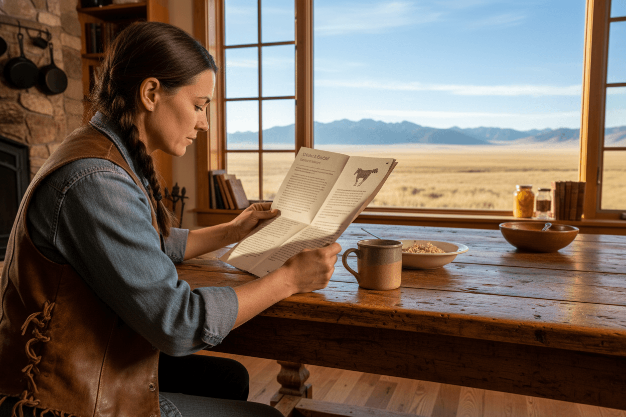 Wyoming WY-TOPP testing schedule and parent notification checklist on a school desk with Wind River landscape