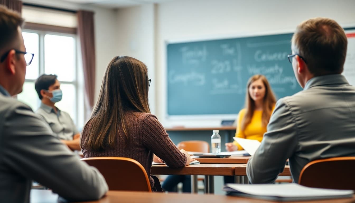School board presenting updated student dress code policy to parents at public meeting