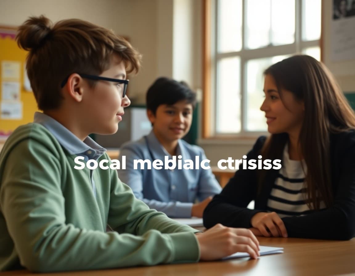 School social media crisis newsletter template with correction and response sections