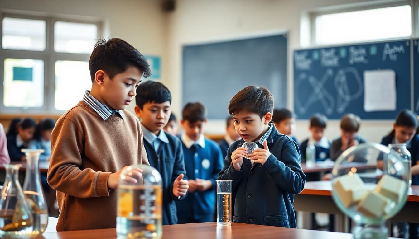 School celebrating national science week with STEM activities and student demonstrations