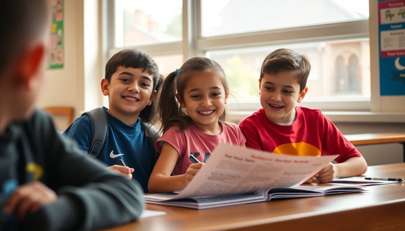 School sharing summer camp scholarship information with families in newsletter
