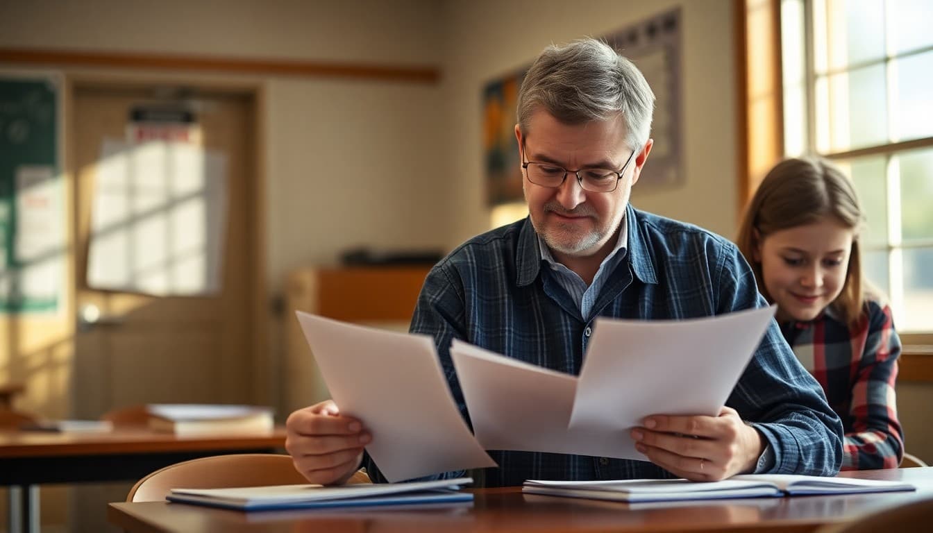 Wyoming school district superintendent writing a monthly newsletter for rural families