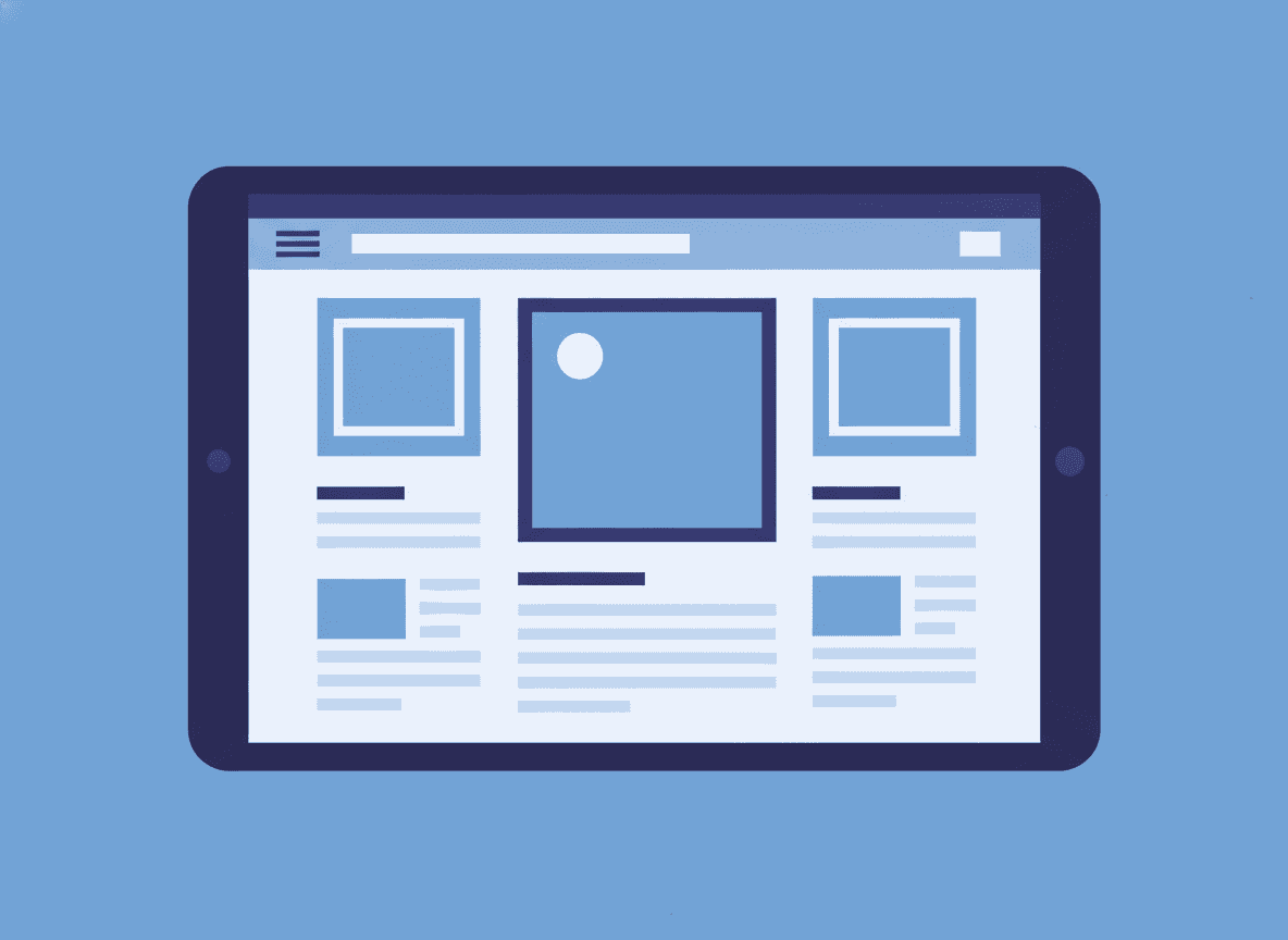 A student's digital newspaper displayed on a laptop screen with a print edition visible nearby for comparison