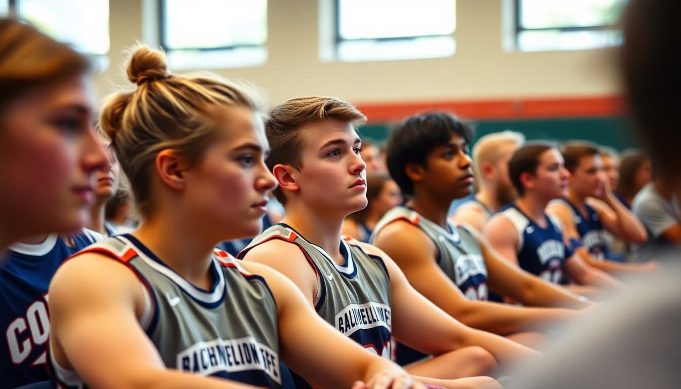 Idaho high school athletes competing at a regional sports championship event