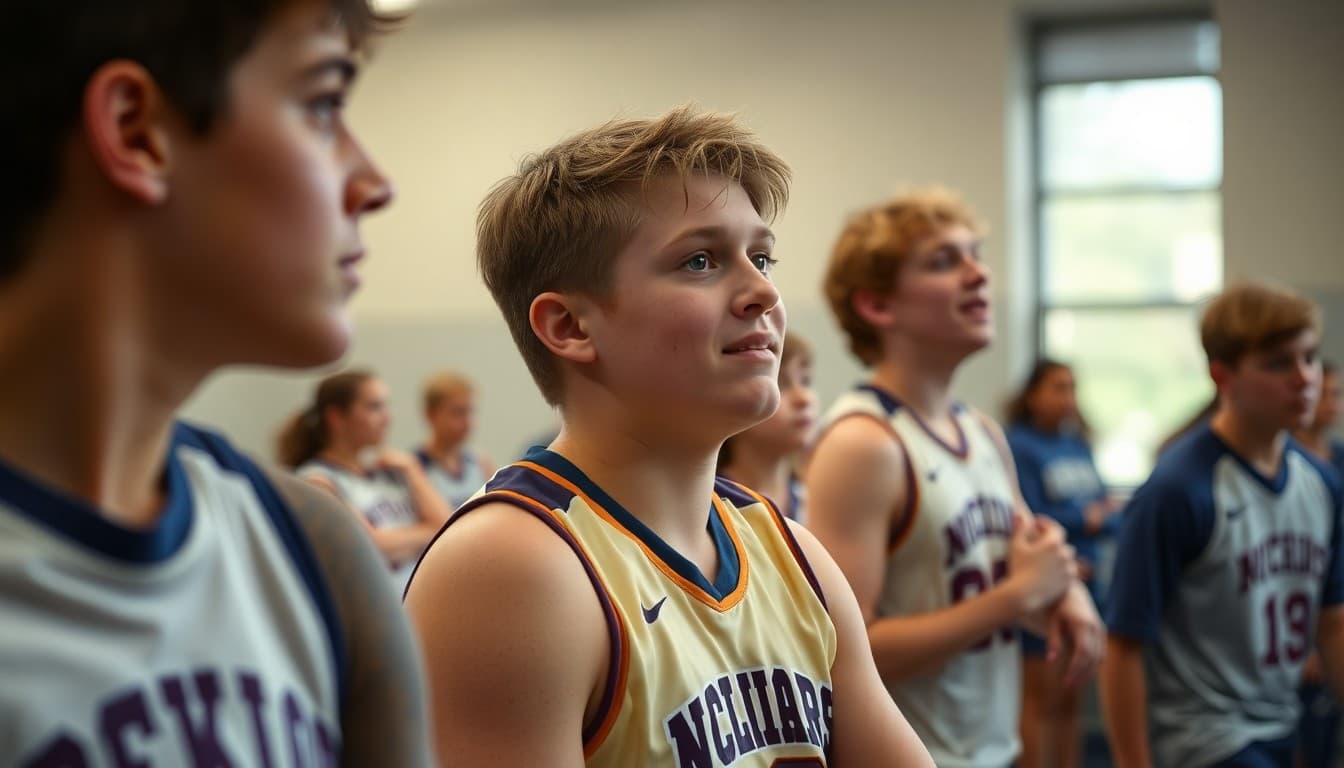 New Mexico high school athletes competing at a regional sports championship event