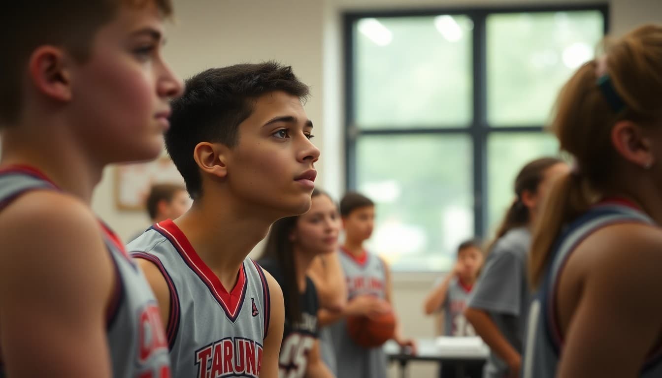 South Carolina high school athletes competing at a regional sports championship event