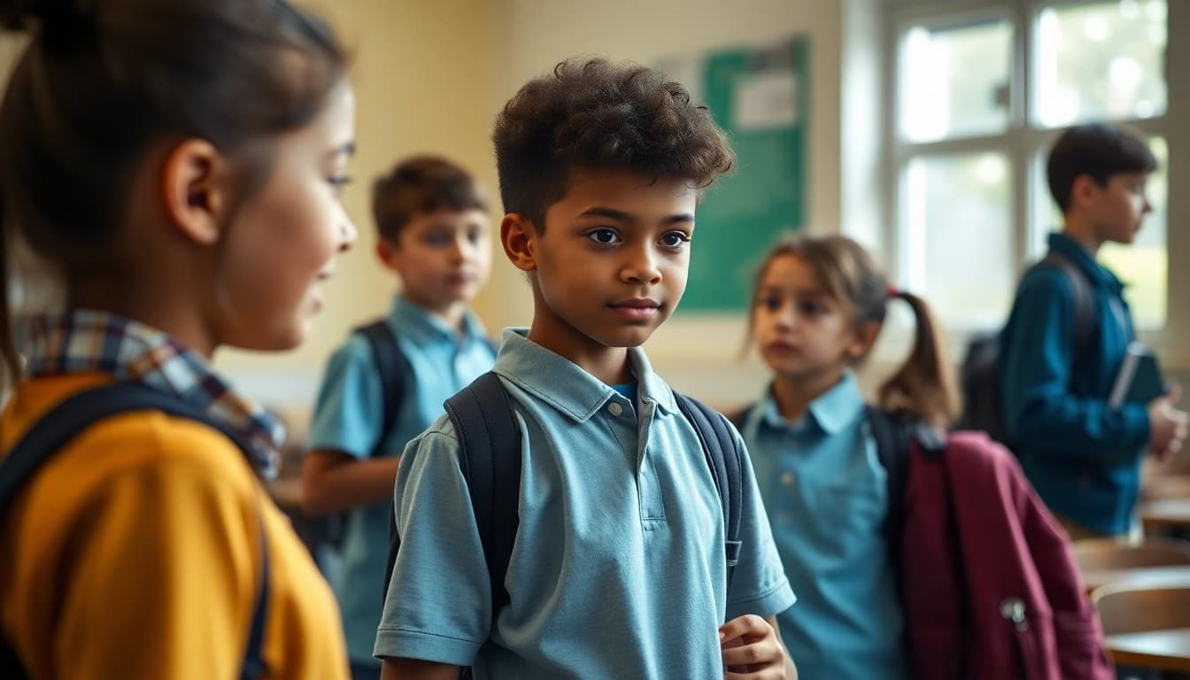 School implementing health safety check-in protocols for students at the start of the year
