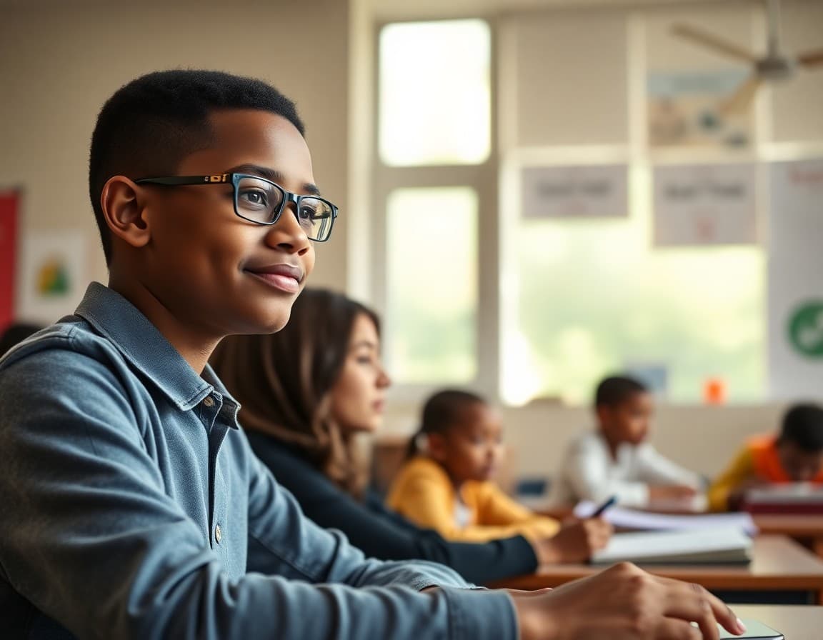 Charter school newsletter template showing enrollment deadline and school academic highlights