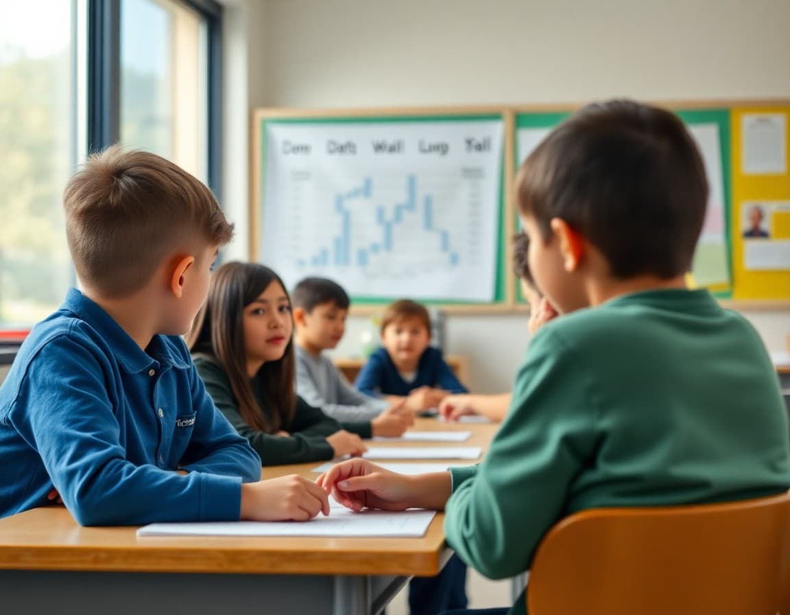 Newsletter template section explaining a classroom data wall to parents