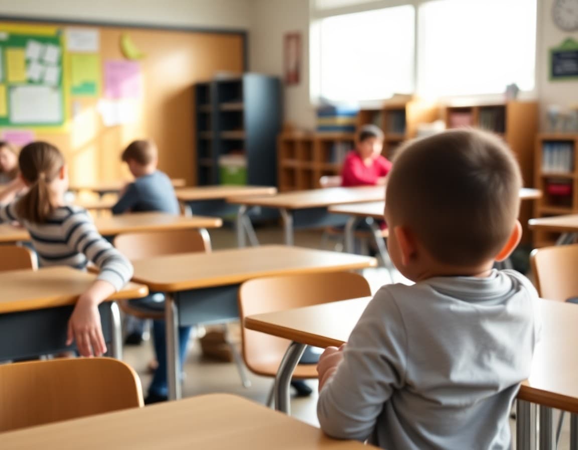 Newsletter explaining flexible seating to parents with a photo of classroom seating options