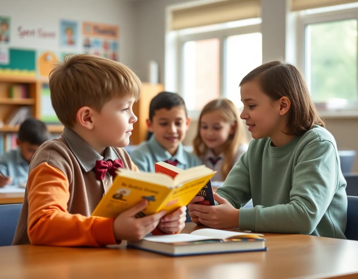 Newsletter section listing available classroom library titles for home borrowing