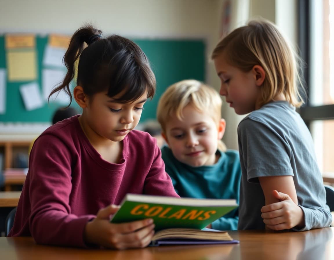 Idaho literacy newsletter with reading benchmark section and Idaho state library resource link