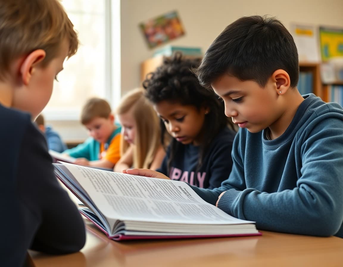 New Hampshire literacy newsletter with reading benchmark section and NH State Library resource links