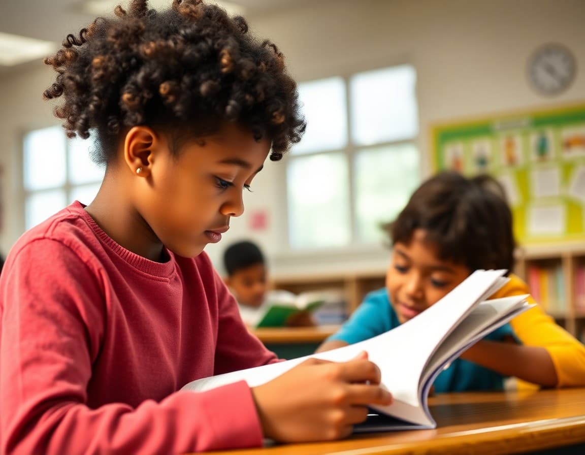 New Jersey literacy newsletter with reading standards section and NJ state library resource links