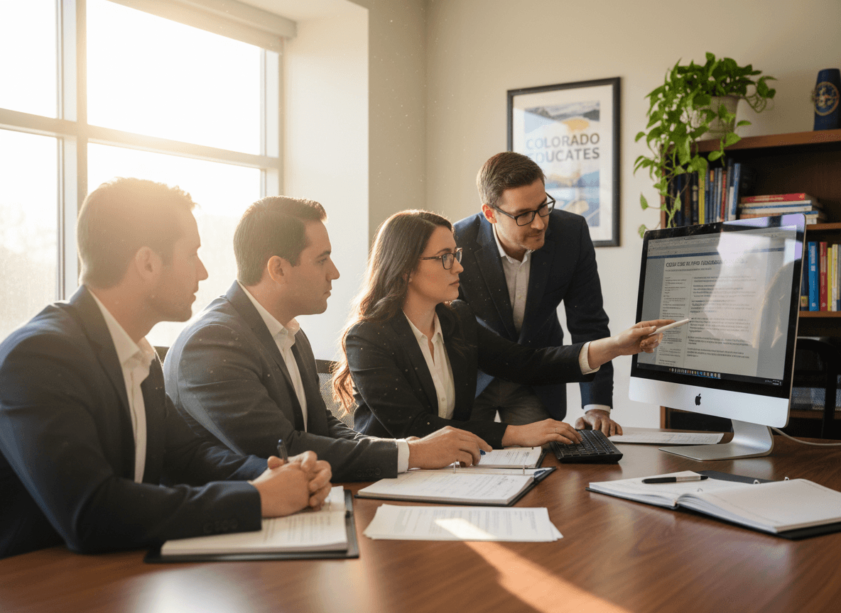 Colorado district office reviewing CMAS testing communication requirements on computer