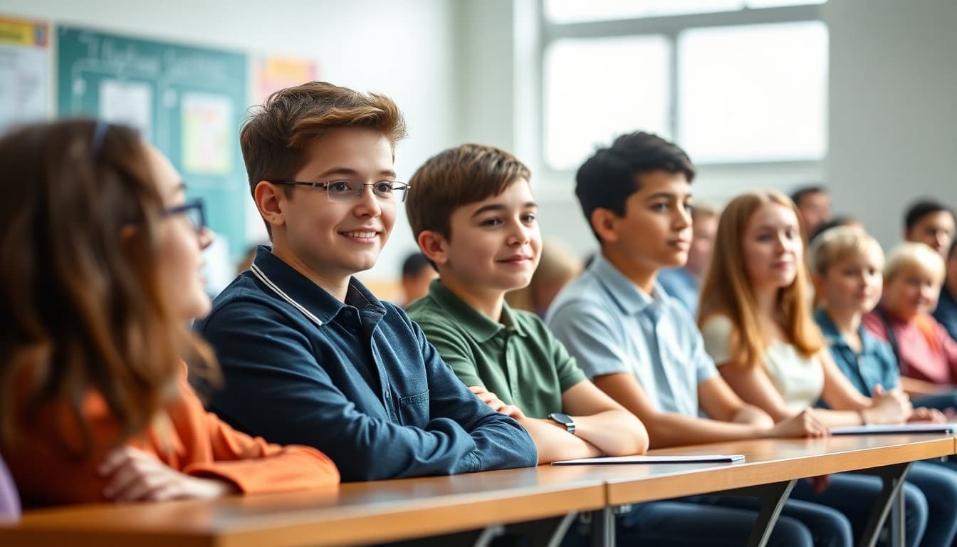 District school community members at a school event or presentation