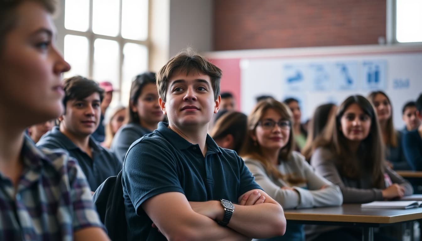District school community members at a school event or presentation