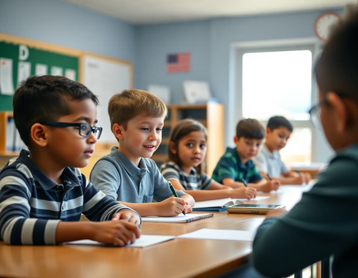 Elementary classroom activity related to addition and subtraction strategies and fact fluency with engaged students