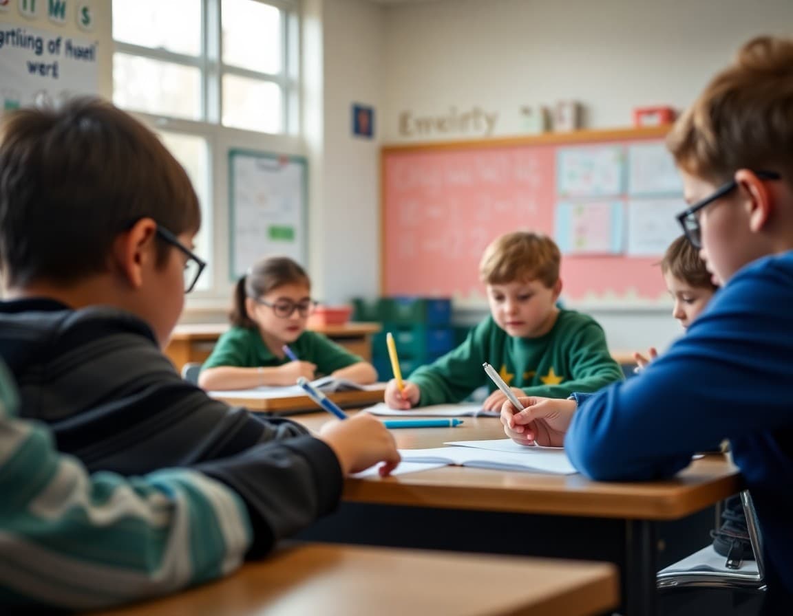 Elementary classroom activity related to division concepts and strategies with engaged students