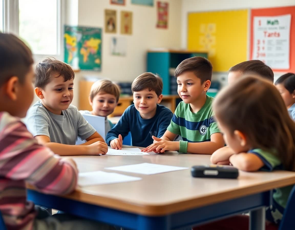 Elementary classroom activity related to number talks and mental math strategy development with engaged students