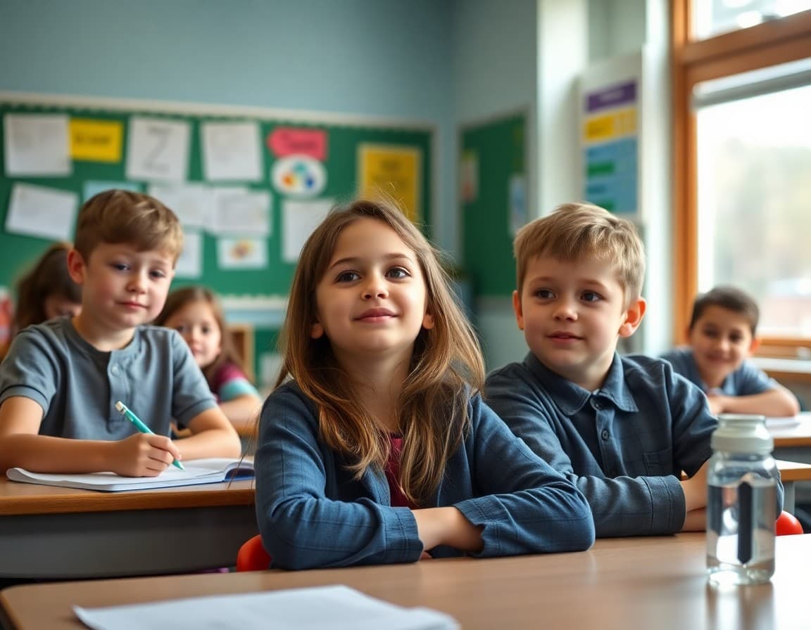 Elementary classroom activity related to opinion writing and persuasive text structure with engaged students