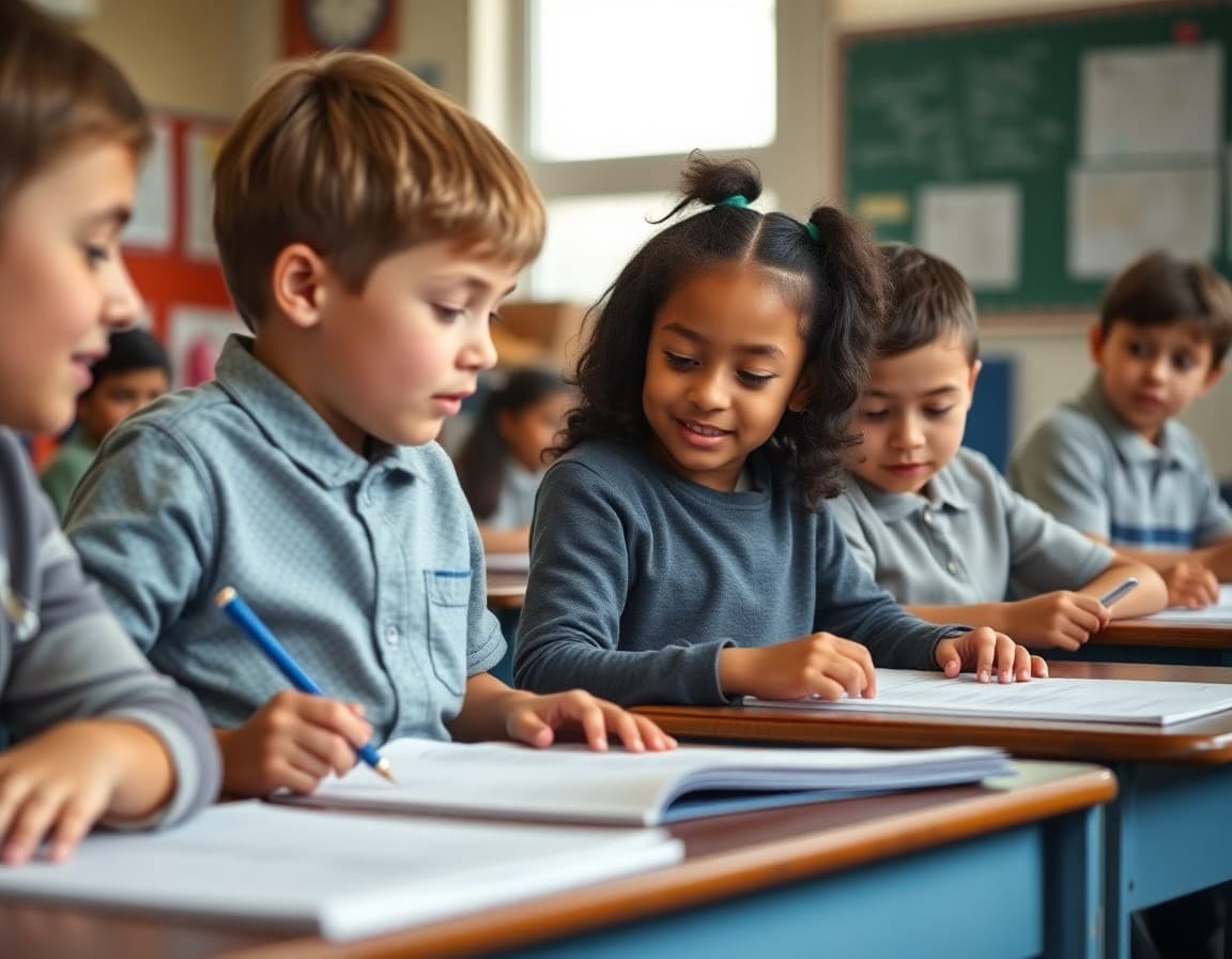 Elementary classroom activity related to word study and spelling pattern instruction with engaged students