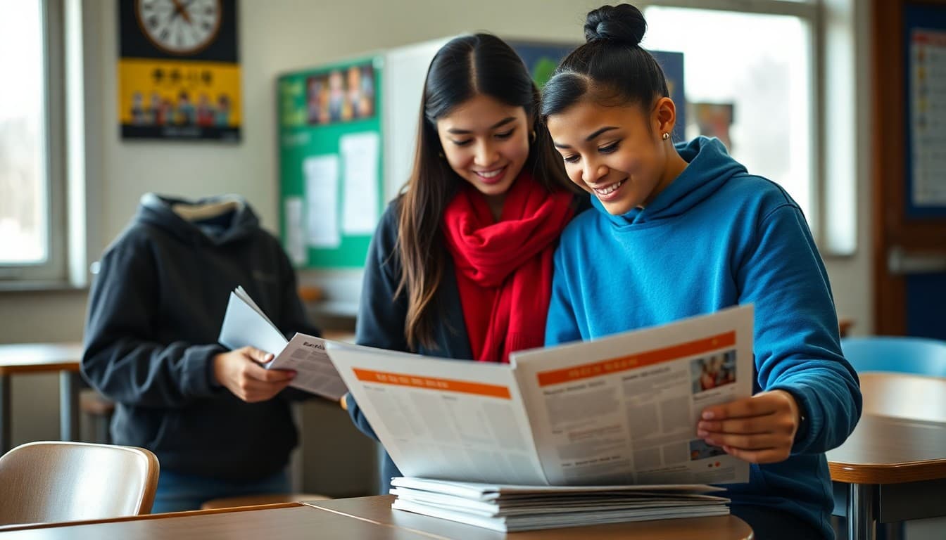Alaska ELL coordinator preparing multilingual newsletters for diverse Anchorage school families