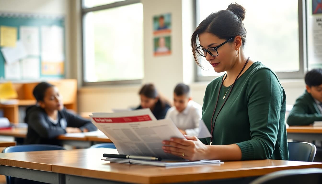 Georgia ELL coordinator preparing a multilingual newsletter for Atlanta metro school families