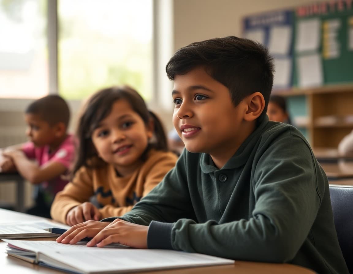 Bilingual ELL newsletter with English and Spanish sections for South Carolina school families