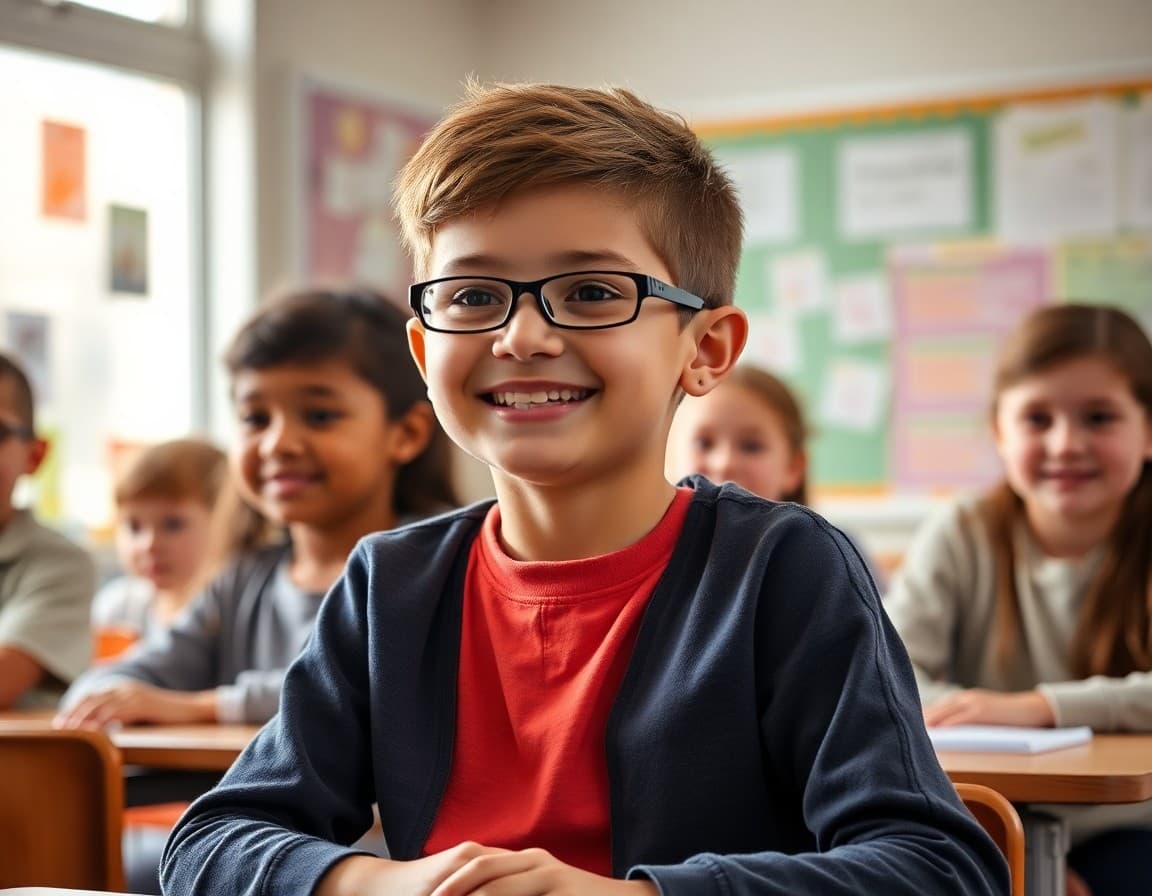Classroom wrap-up newsletter template with student highlights and year-in-review sections