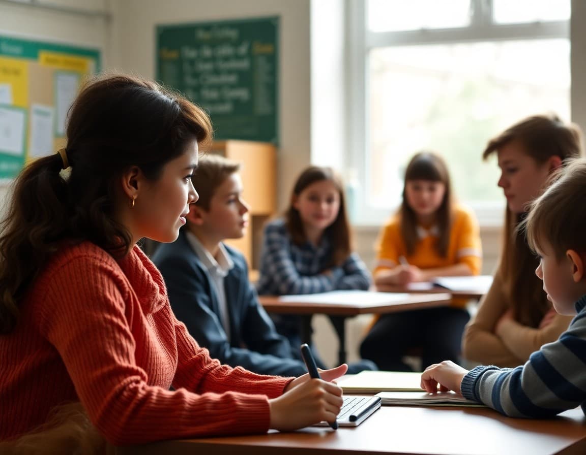Portfolio day newsletter template with student presentation guide and family question prompts
