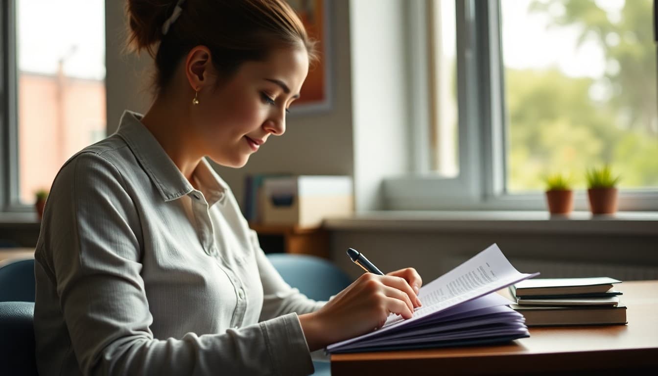 British international school teacher writing a parent newsletter for expat families abroad