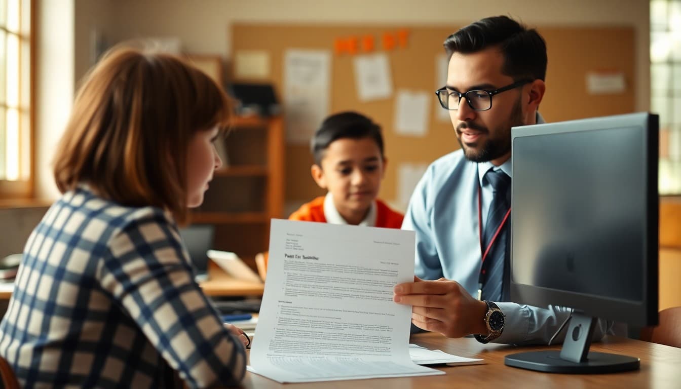 School IT administrator reviewing an email bounce report from a newsletter platform