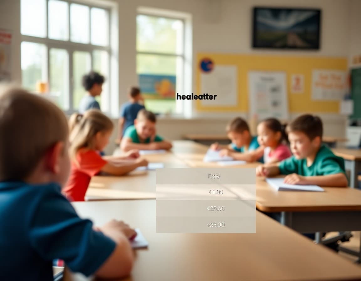 Comparison table showing free and paid school newsletter platform pricing options