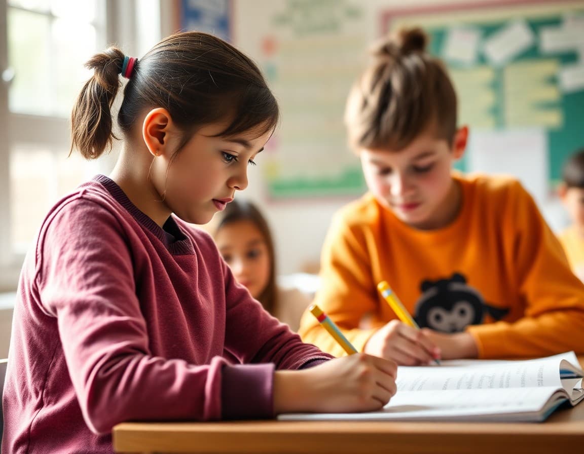 Sample newsletter explaining the four-point proficiency scale to families