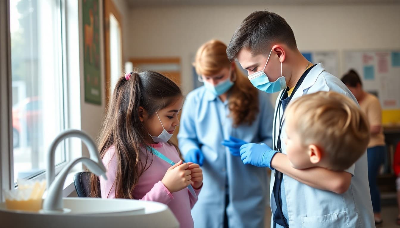 School hosting free dental clinic for students without dental insurance at school health fair