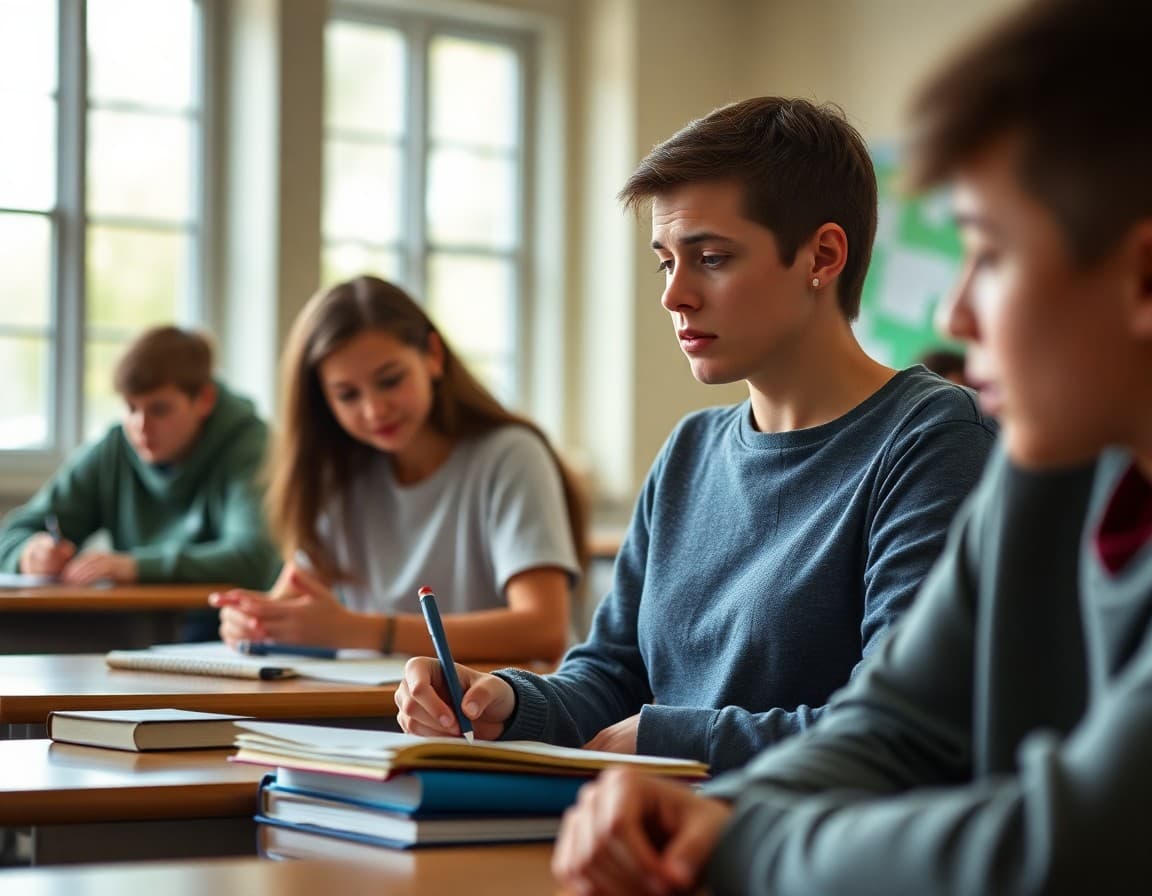 High school parent newsletter with homework expectations and study schedule tips for families