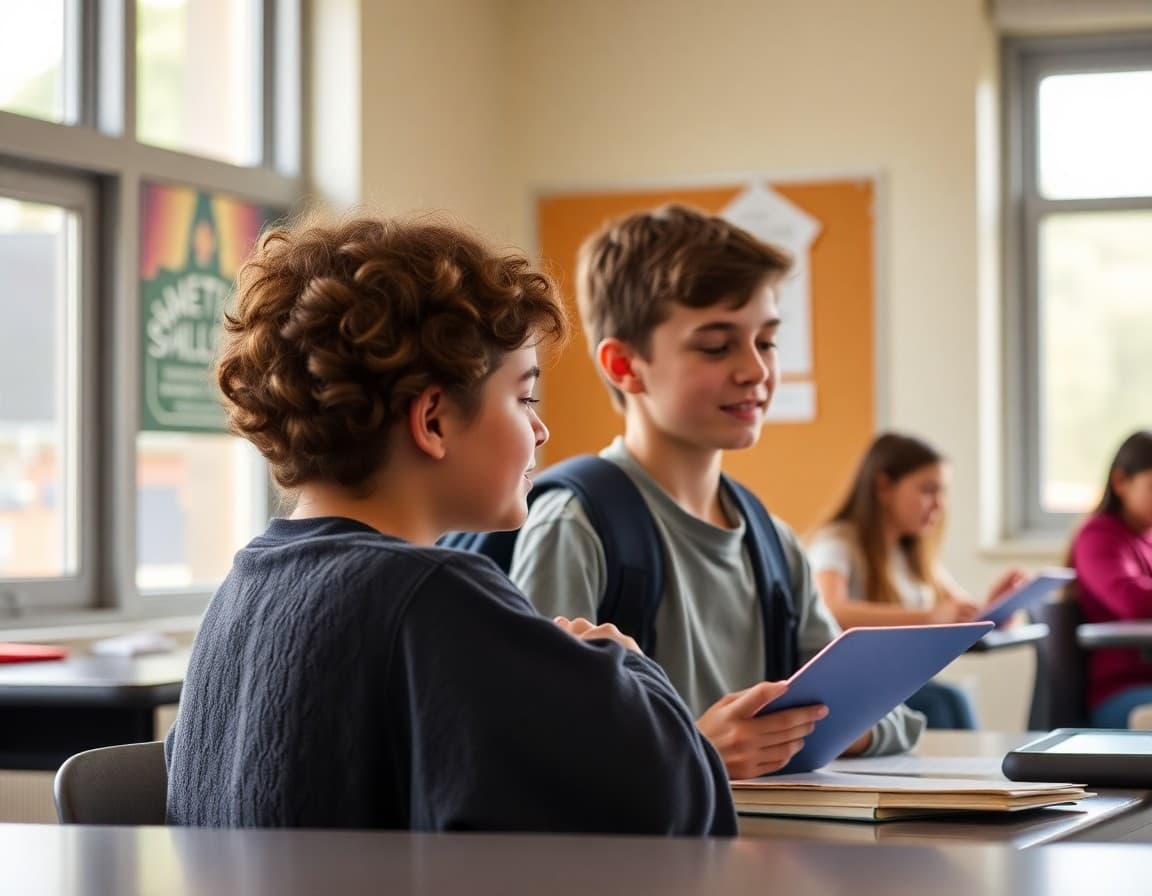 High school parent newsletter with morning routine tips for getting students to school ready and focused