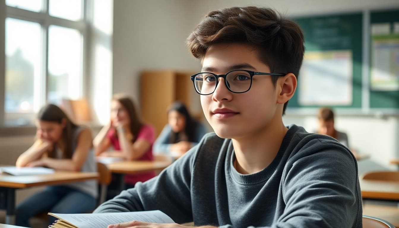 Sophomore high school student building academic and extracurricular profile for college