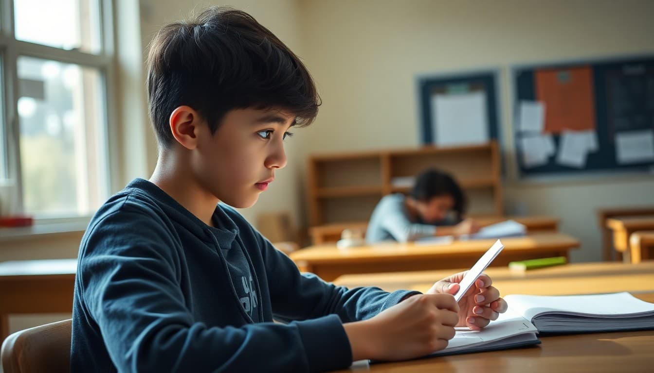 High school student working through a multi-step algebra problem that requires multiplication fluency