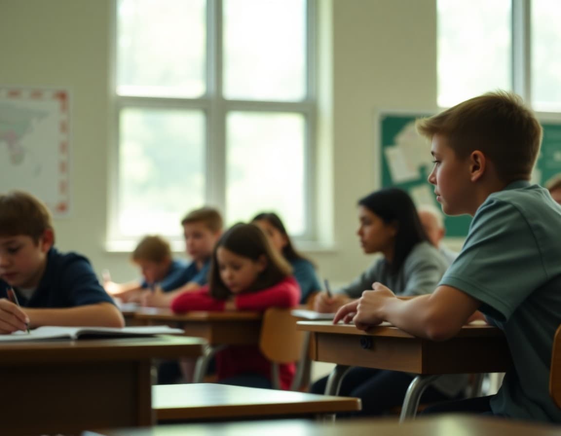 High school documentary film newsletter showing film list, analysis framework, and production project overview